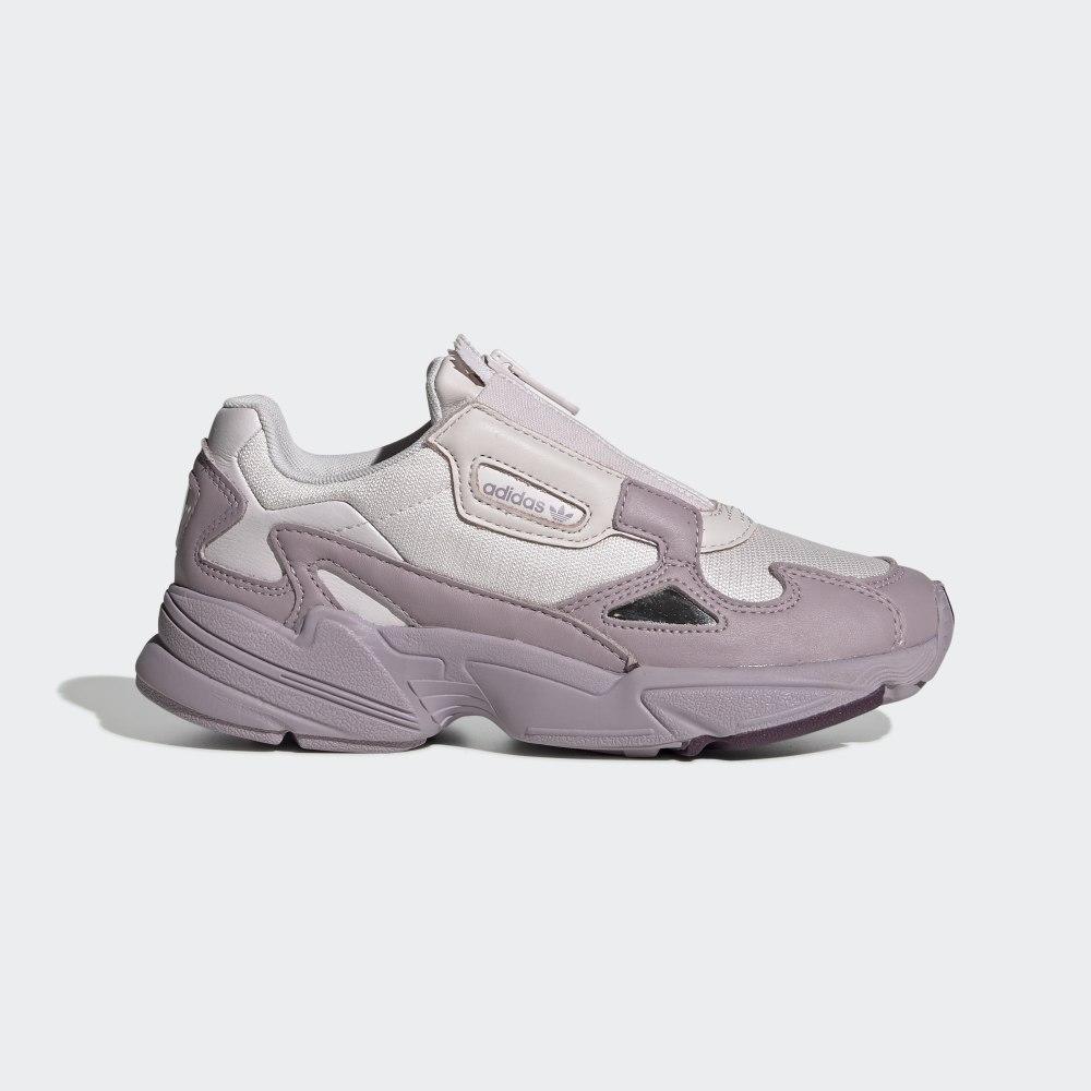 Adidas Women's Falcon Zip Originals Shoes Purple/Purple Ireland EF1953